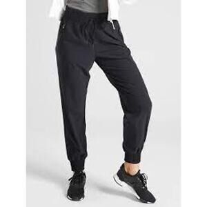 Athleta Women's Camden Walking Hiking Athletic Jogger Pants Black 2